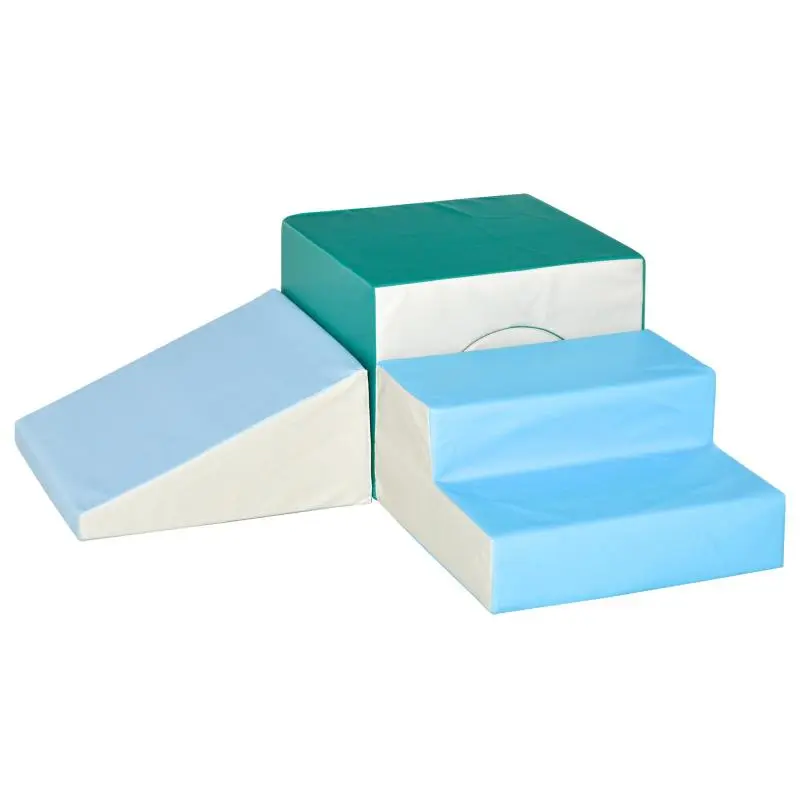 Set of 4 Soft Building Blocks for Children Aged 1–3 – Modular, Multicolored
