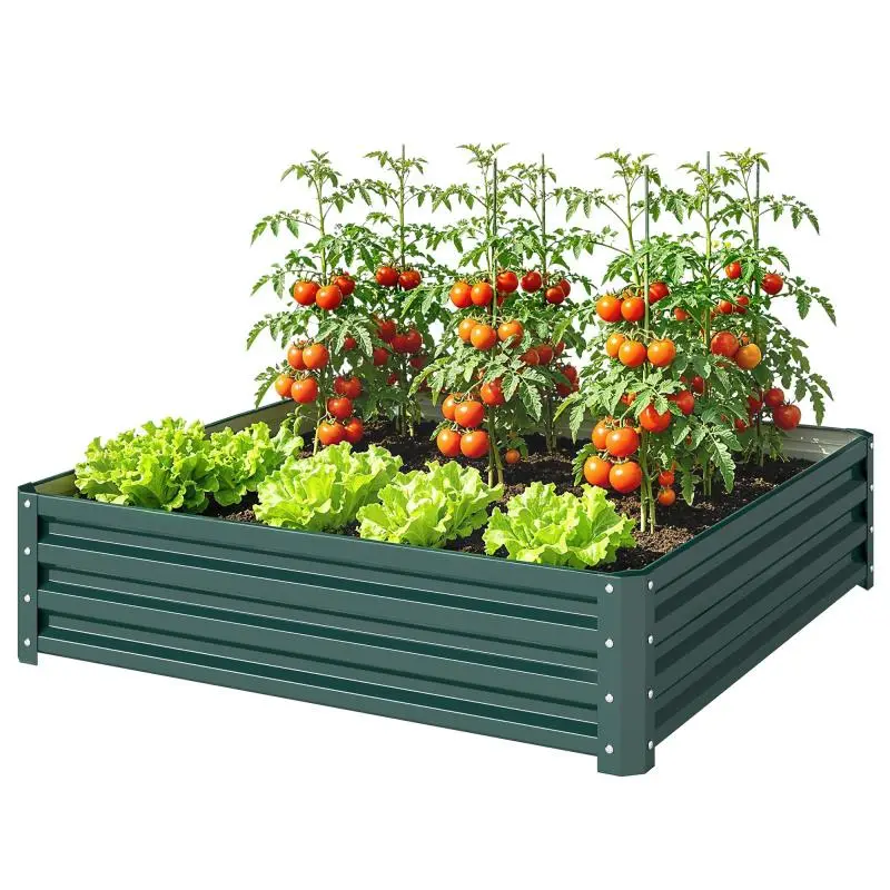 Open-Bottom Raised Garden Bed