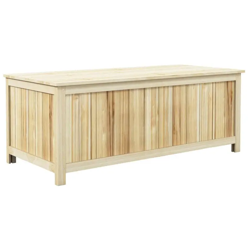Fir Wood Garden Storage Bench, 172 L