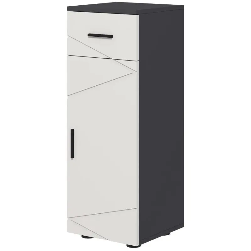 Bathroom Cabinet with Drawer and Adjustable Shelf, 82 cm