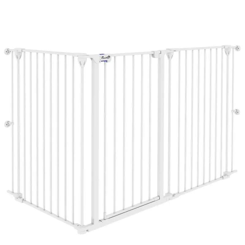 3-Panel Dog Gate, 206 x 90 cm