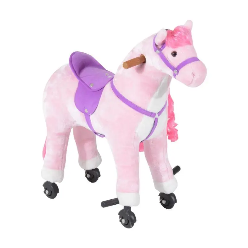 Rocking Horse for Children, Pink, 65 cm