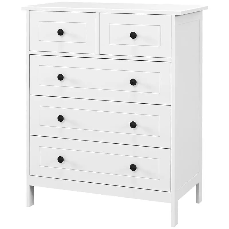 5-Drawer Chest of Drawers, 74 x 40 x 91 cm