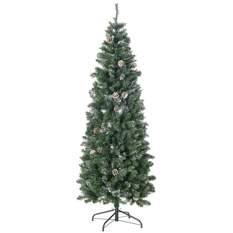 180 cm Artificial Christmas Tree with Pine Cones