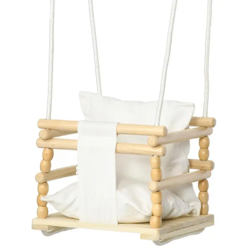 Children’s Wooden Swing, Adjustable Rope