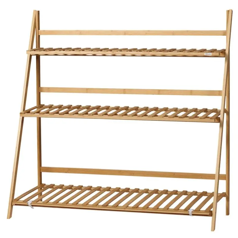 3-Tier Bamboo Plant Stand, 100 x 39 x 97 cm