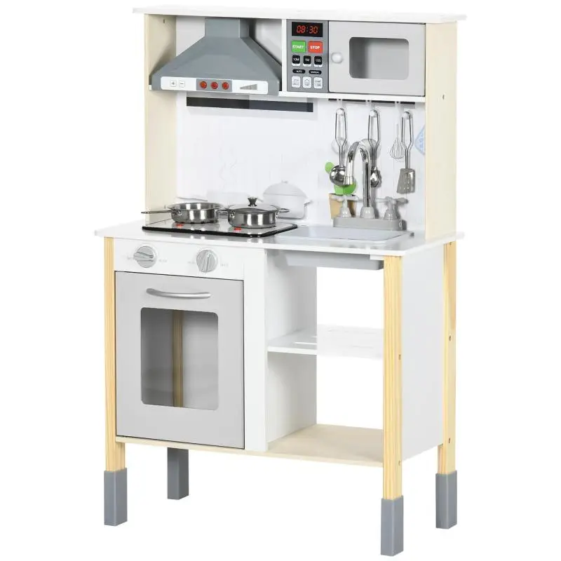 Kids' Toy Kitchen with Lights and Sounds