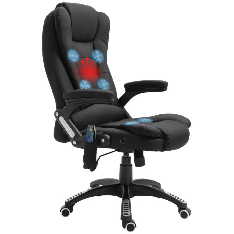 Heated Massage Office Chair with Adjustable Height