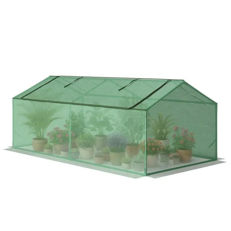Garden and Balcony Greenhouse, 180 x 90 x 70 cm, Green