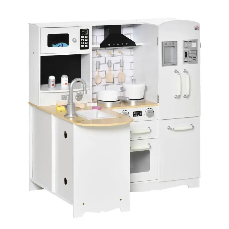 Wooden Toy Kitchen for Children, 82 x 65 x 87 cm