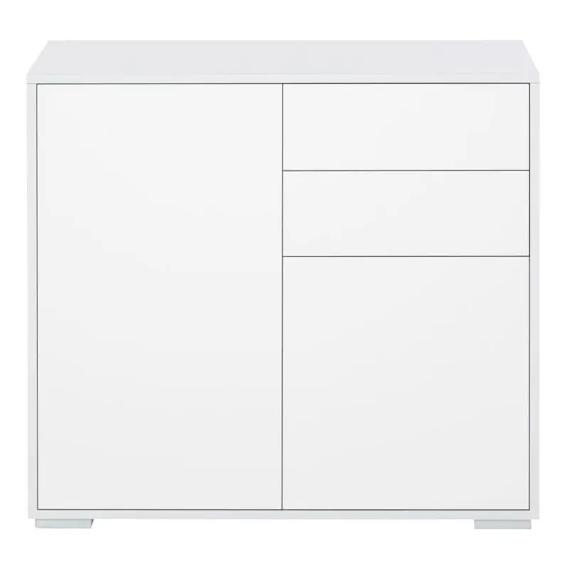 2-Drawer 2-Door Cabinet, 79 cm