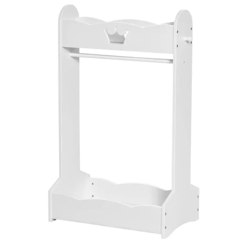 Children's Coat Rack with Shelf and Side Hooks