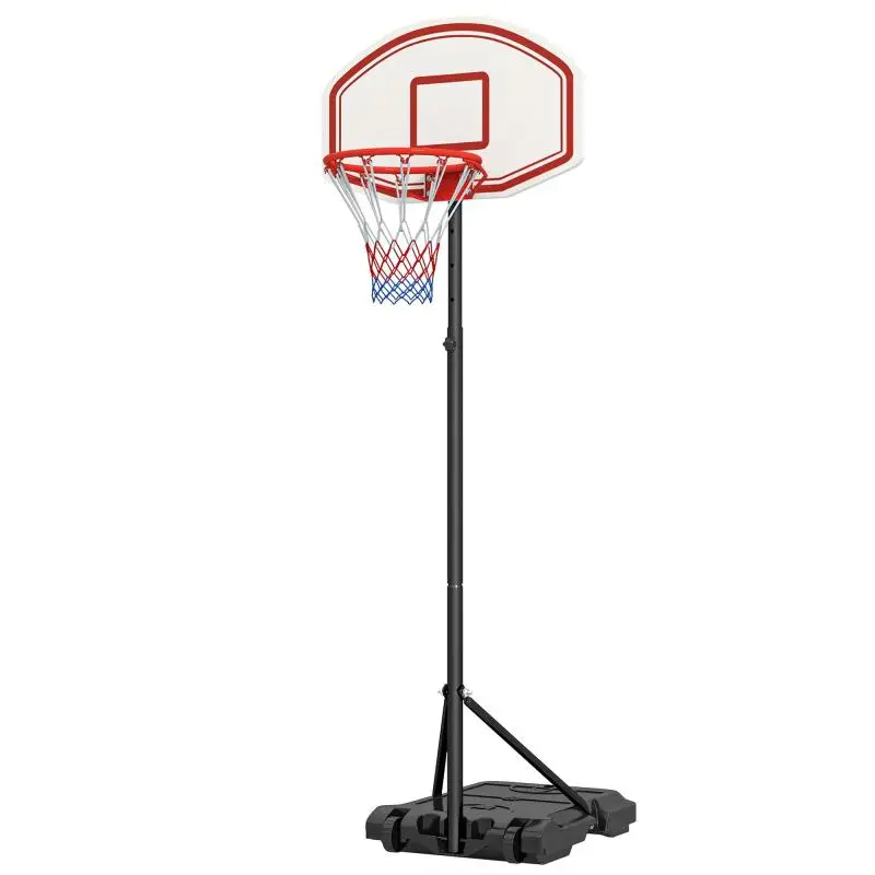 Portable Basketball Hoop with Adjustable Height