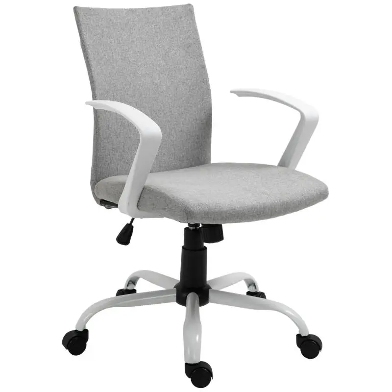 Ergonomic Rocking Office Chair, Light Grey