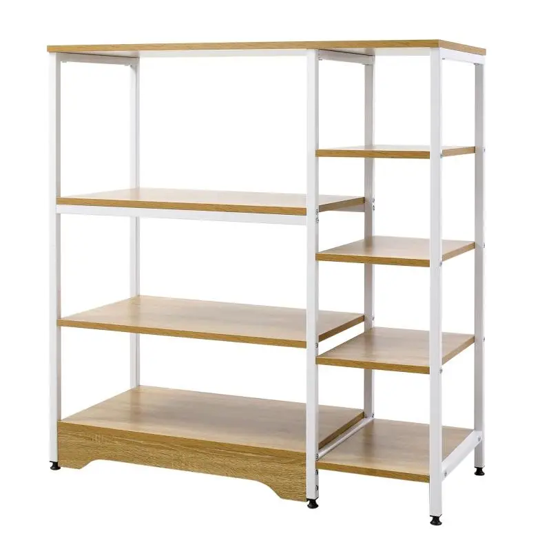 Low Kitchen Shelf Unit with 7 Shelves, 95 cm