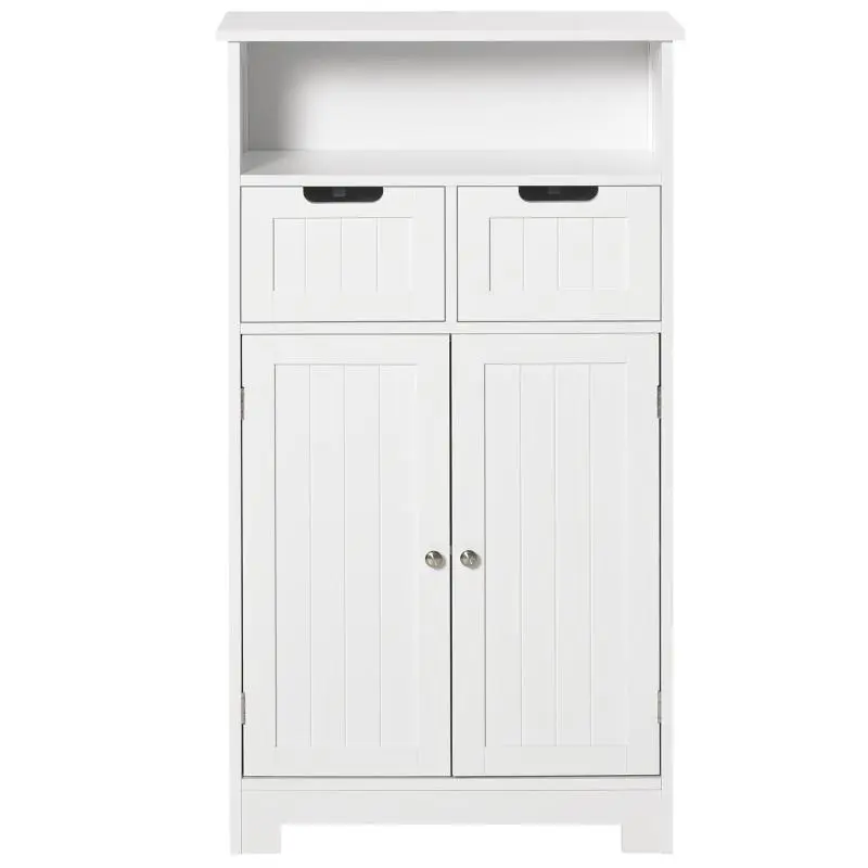 Bathroom Cabinet with 2 Drawers and Shelf, 60 cm