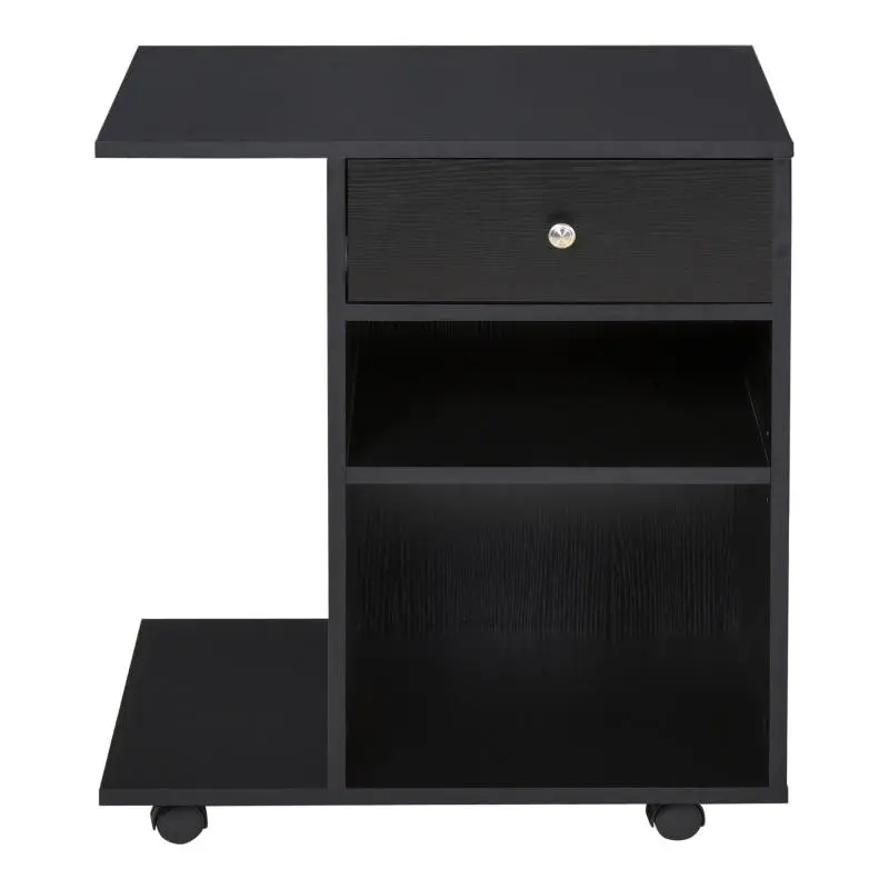 Printer Stand with Drawer and 2 Shelves, 60 x 40 x 68.5 cm