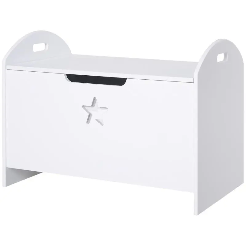 Wooden Toy Storage Bench, 62 cm