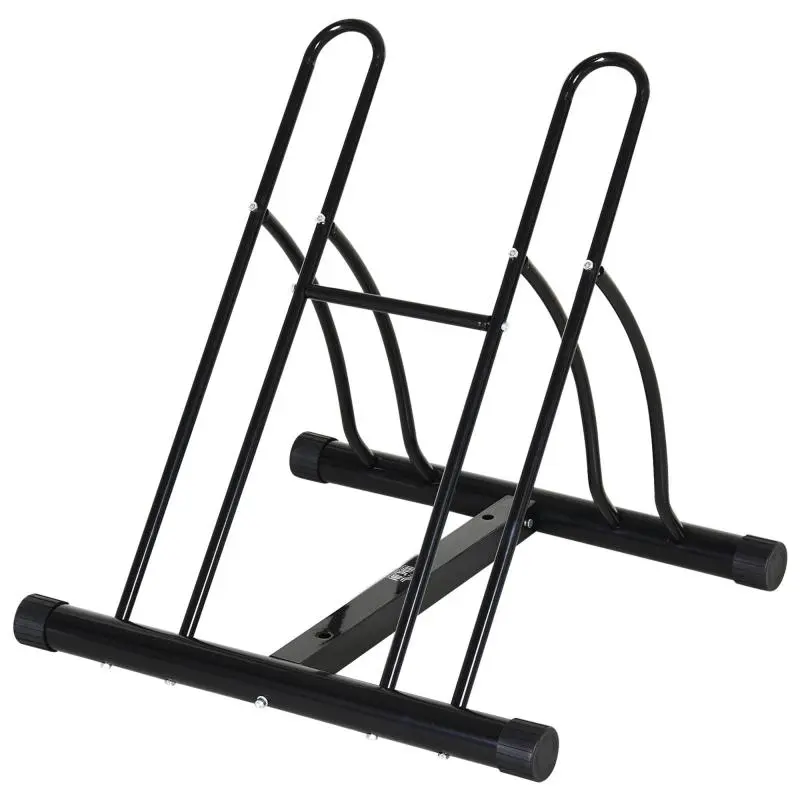 Floor-Standing Bike Rack for 2 Bicycles