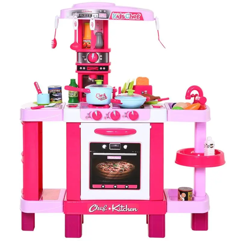 Toy Kitchen with 38 Accessories