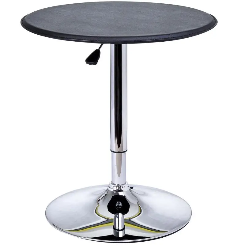 Round Swivel Height-Adjustable Bar Table