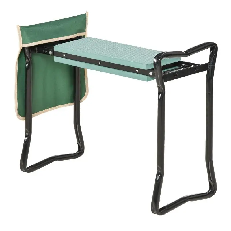 Folding Garden Kneeler Bench with Storage Bag