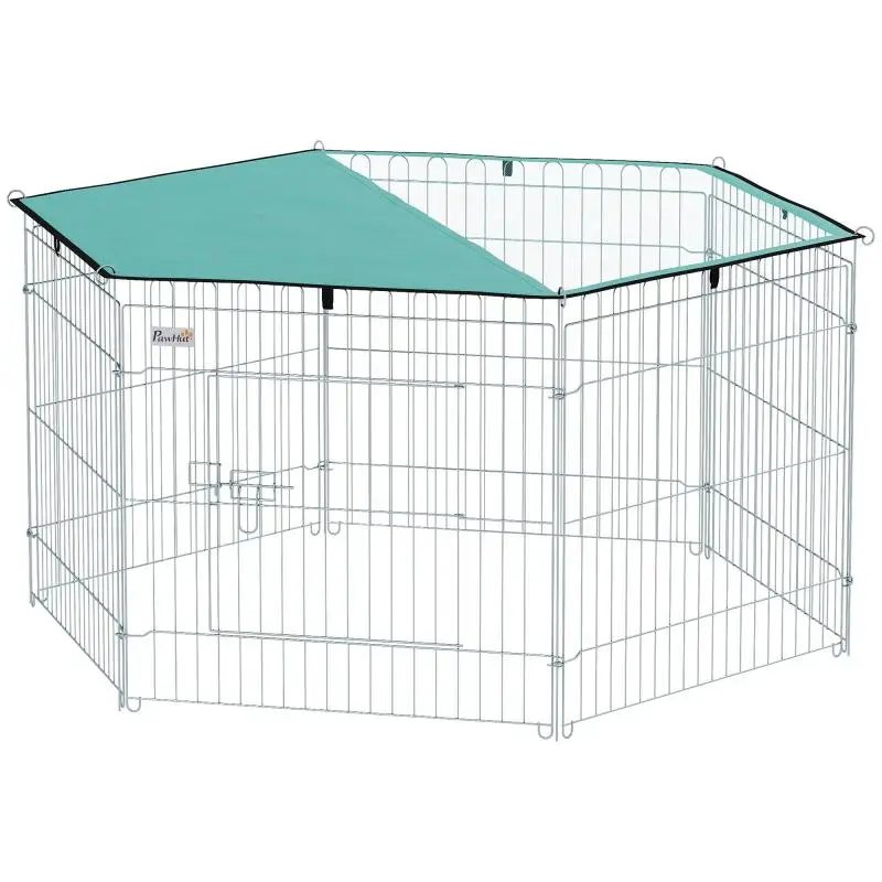 Foldable Wire Dog Playpen with Waterproof Cover