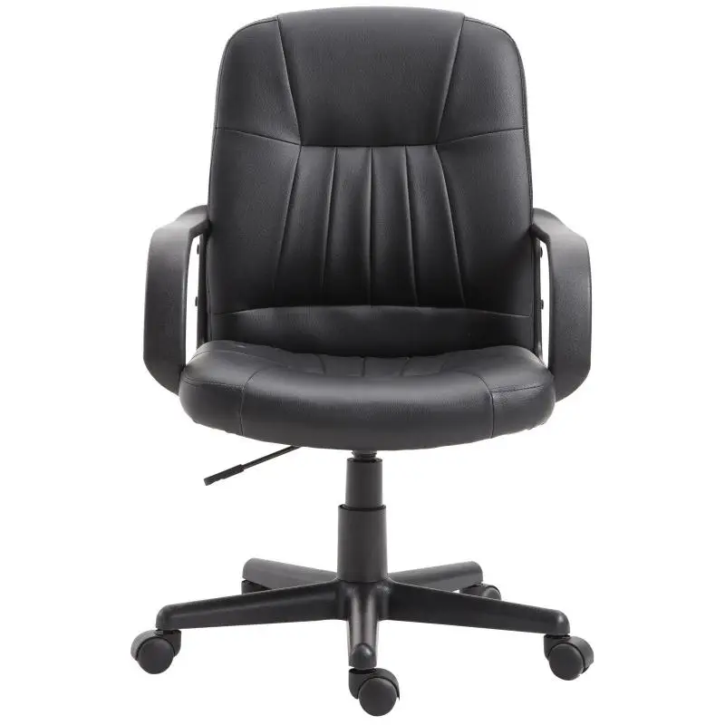 Ergonomic Swivel Office Chair, Black