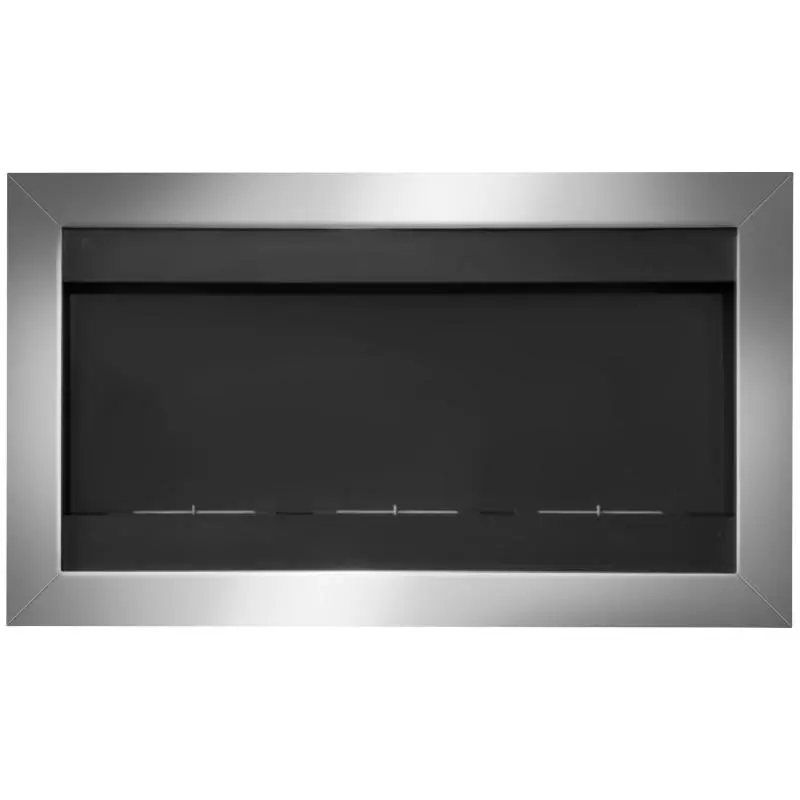 Wall-Mounted Bioethanol Fireplace, 3 Burners