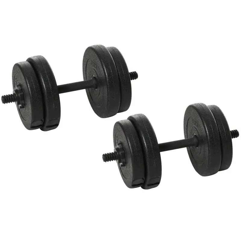 20 kg Adjustable Dumbbell Set with 8 Plates