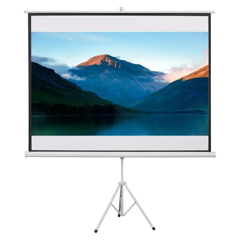 Projector Screen with Tripod, 100 Inch