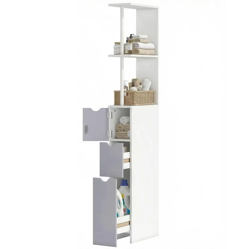Tall Bathroom Cabinet, 15 x 33 x 136.8 cm