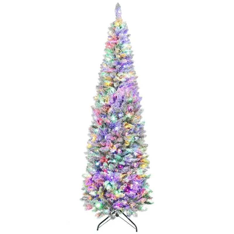 Slim Christmas Tree 210 cm with LED Lights