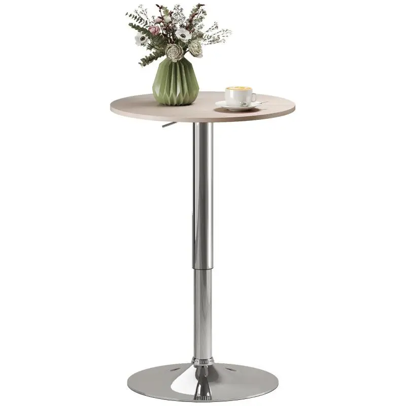 Swivel Height-Adjustable Bar Table, 60 cm