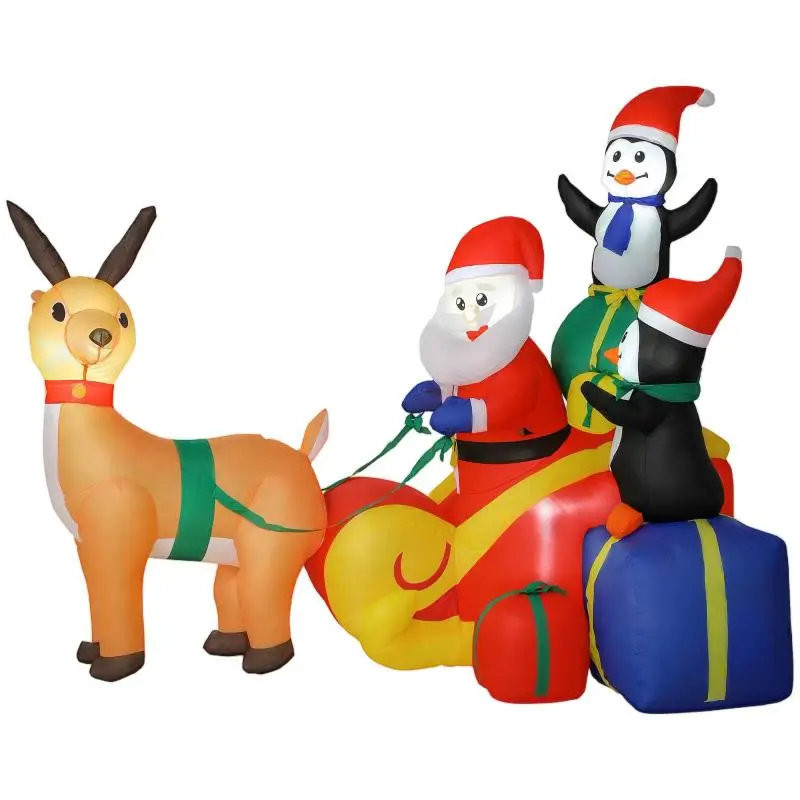 Inflatable Santa Claus Decoration, 180 cm