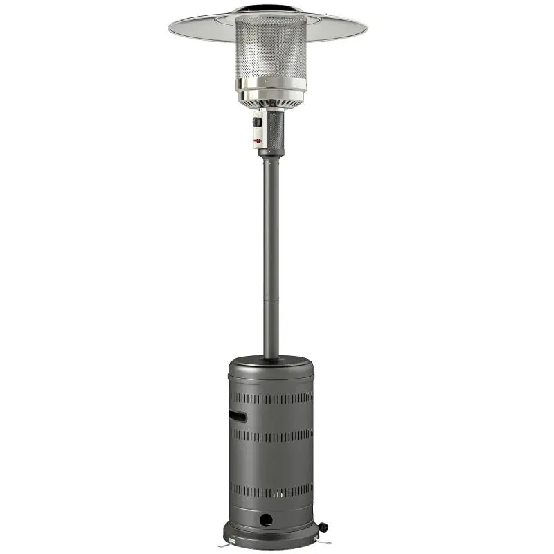 Portable Butane Gas Heater, 13 kW, Grey