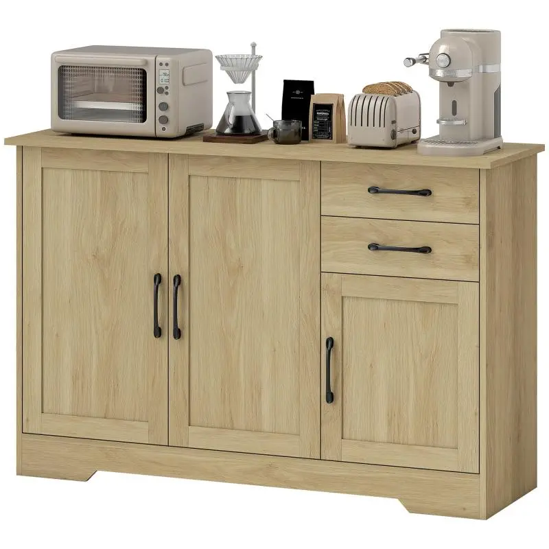 Sideboard with 3 Doors and 2 Drawers, 120 cm