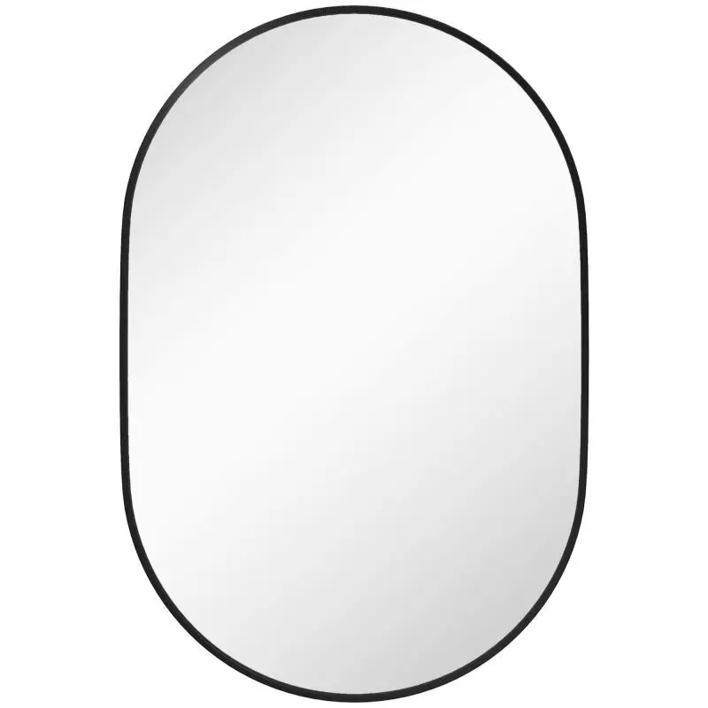 Oval Bathroom Mirror, 60 × 90 cm, Gold