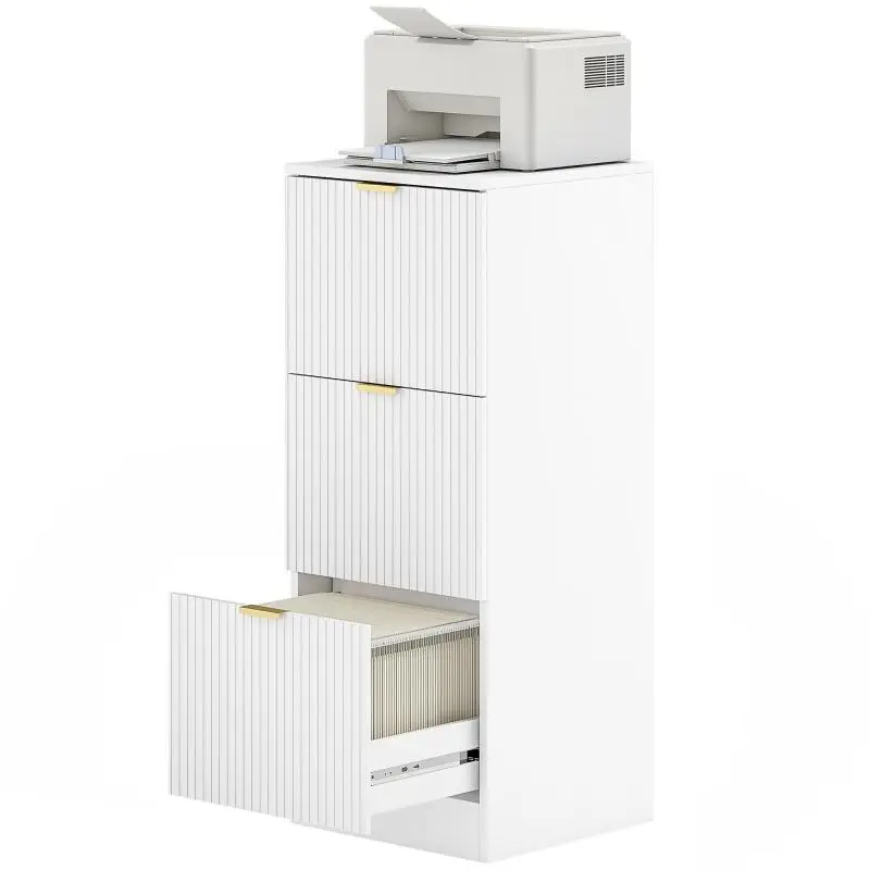 Drawer Unit with 3 Drawers, White