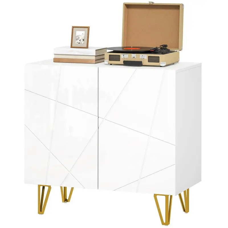 Gloss White Sideboard with 2 Doors