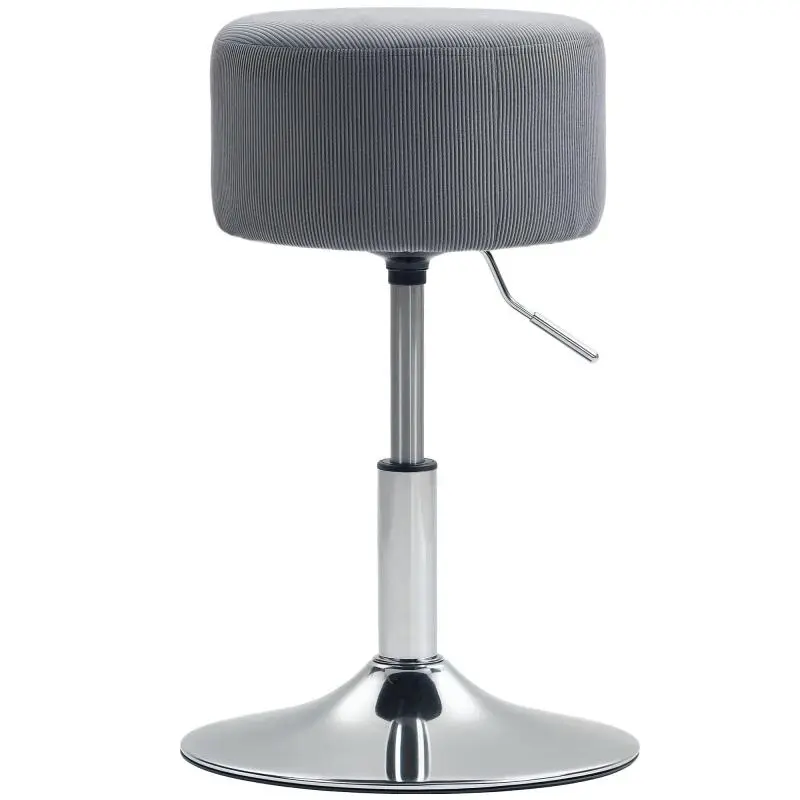 Height-Adjustable Kitchen Stool, Grey