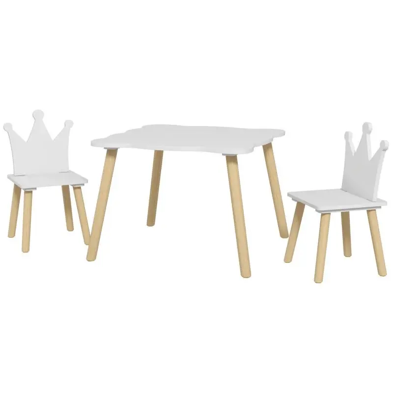 Children's Table and 2 Chairs Set, 60 cm