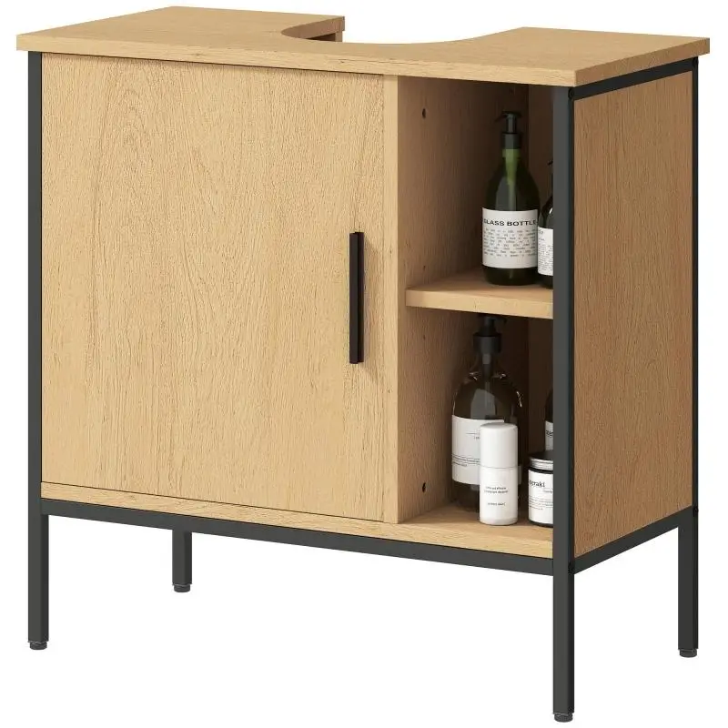 Under-Sink Cabinet with Adjustable Shelf, 60 x 30 cm