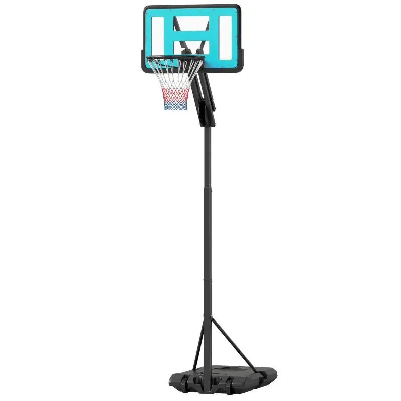 Adjustable Basketball Hoop with Wheels, 146–236 cm