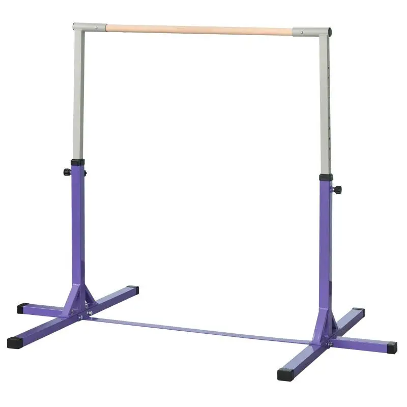Children’s Gymnastics Bar, Adjustable Height, Purple