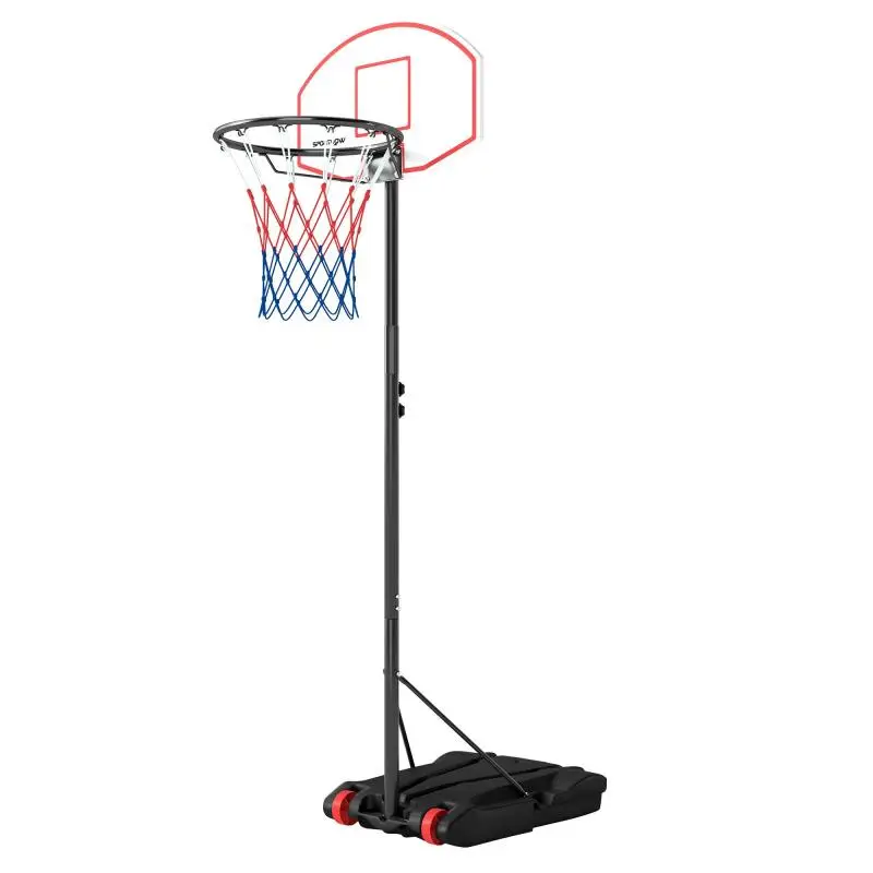Basketball Hoop with Dartboard, Adjustable Height