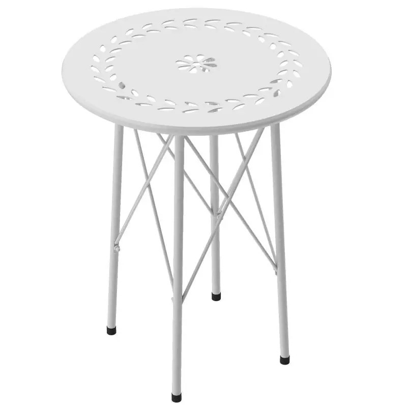 Round Steel Garden Table, 40 cm