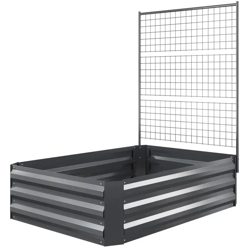 Outdoor Planter with Trellis, 80 x 115 x 125 cm