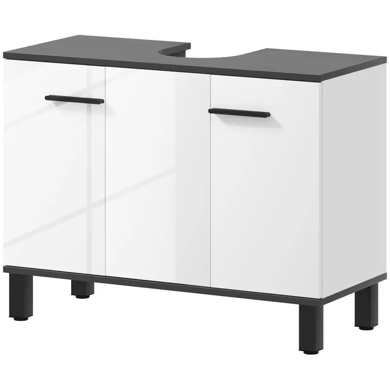 Under-Sink Cabinet with 2 Doors, 80 × 34 × 60 cm