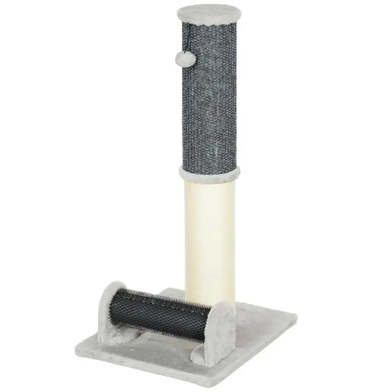 Cat Scratching Post with Self-Grooming Brush